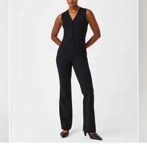 Spanx Black Perfect jumpsuit Large Tall NWT